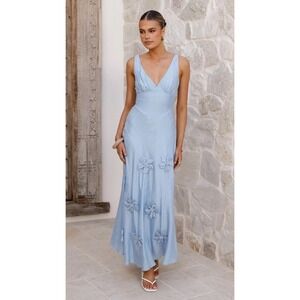 billy j light blue dress Page Maxi Dress - Blue Floral - Buy Women's Dresses